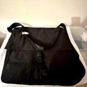 Baggu Large Black Messenger With Adjustable Strap